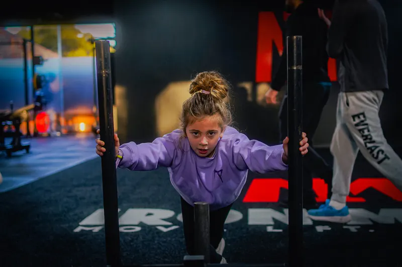 Young athlete training at Iron Monk